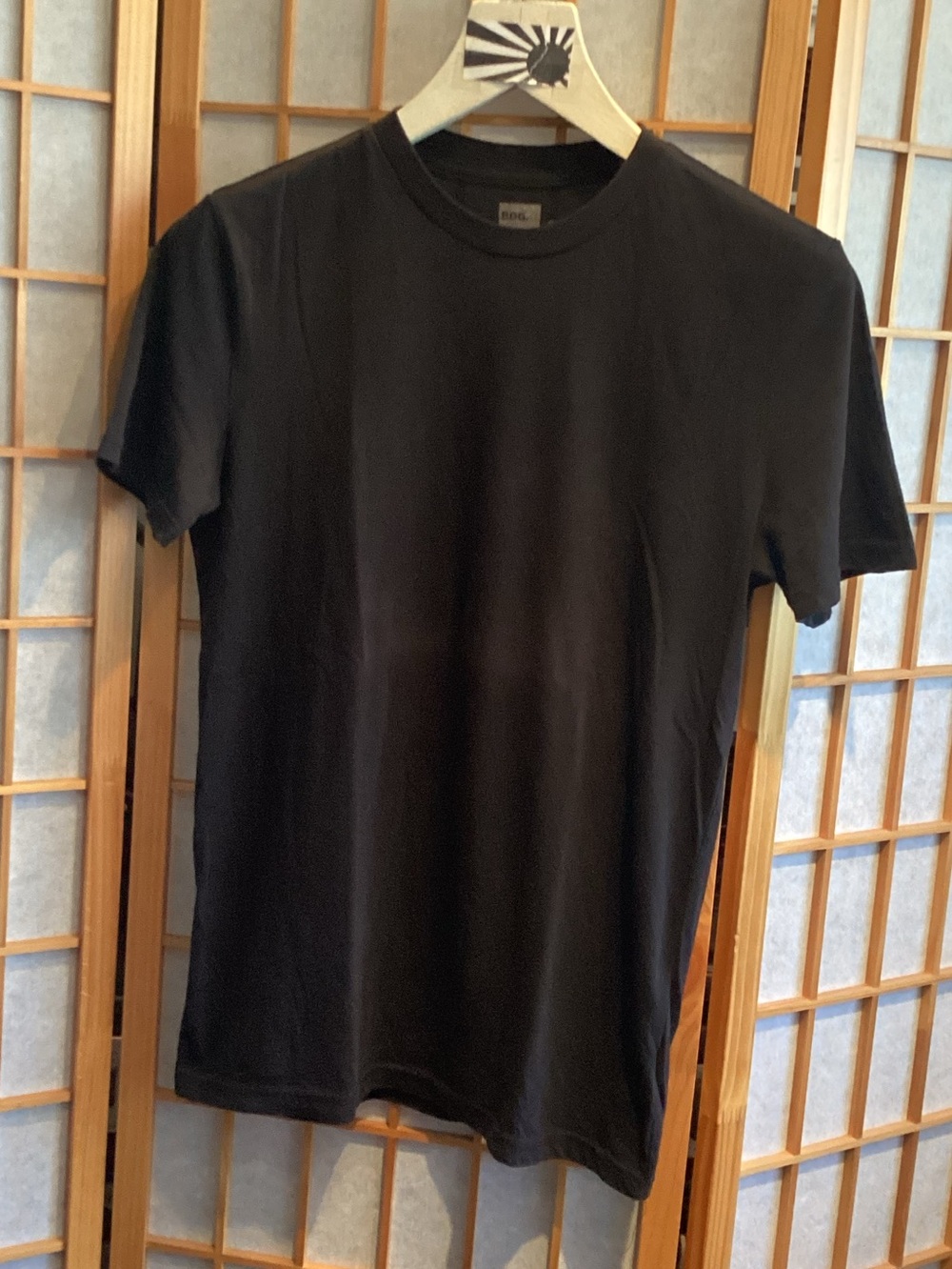 UO BDG Crew Neck Short Sleeve Tee Black Men's Size Small